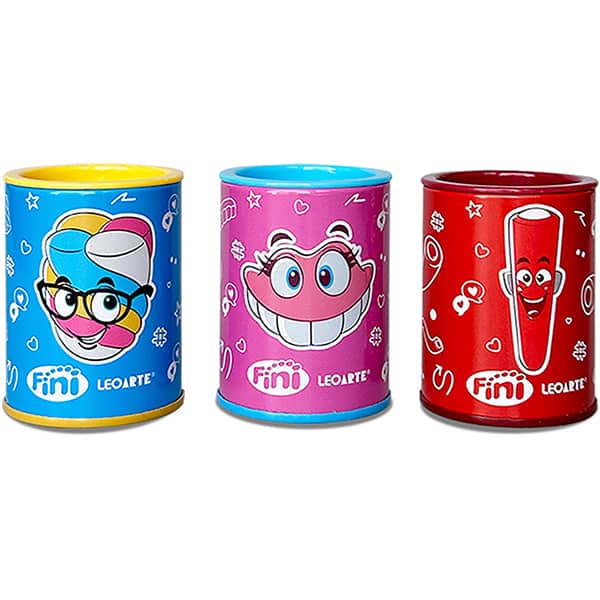 Apontador duplo metálico, Fini, Sortido, 10551, Leonora - BT 1 UN