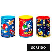 Apontador duplo metálico, Sonic, Sortido, 10551, Leonora - BT 1 UN