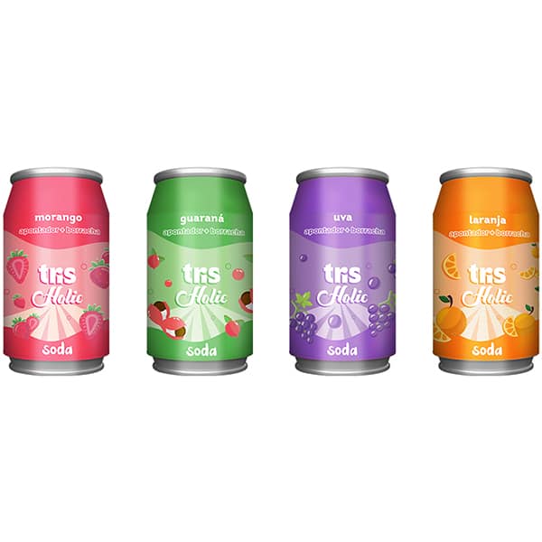 Apontador com depósito e borracha, Soda, Sortido, 910219, Tris - BT 1 UN Apontador com depósito e borracha, Soda, Sortido, 910219, Tris - BT 1 UN