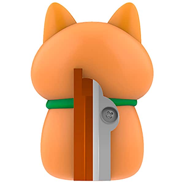 Apontador simples Focinhos, Sortido, 910912, Tris - BT 1 UN Apontador simples Focinhos, Sortido, 910912, Tris - BT 1 UN