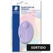 Apontador com Depósito Tom Pastel 2 Furos, Padrão e Jumbo, Cores sortidas, Staedtler - BT 1 UN