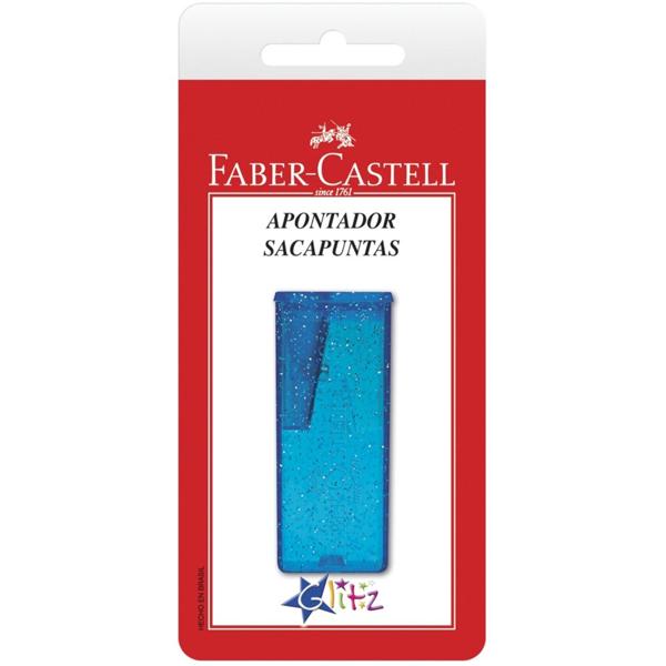 Apontador com Depósito Glitz, Cores Sortidas, Faber-Castell - BT 1 UN Apontador com Depósito Glitz, Cores Sortidas, Faber-Castell - BT 1 UN