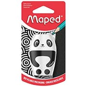 Apontador com depósito Shakky, Panda e Pinguim, 034012, Maped - BT 1 UN