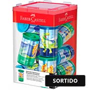 Apontador com depósito, Dinossauros, Faber-Castell - DP 12 UN
