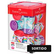 Apontador com depósito, Unicórnios, Faber-Castell - DP 12 UN