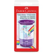 Apontador com depósito, Unicórnio, SM/123UNIZF, Faber-Castell - BT 1 UN