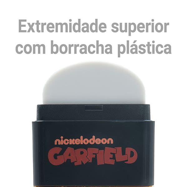 Apontador com depósito e borracha, Garfield, Spiral - BT 1 UN