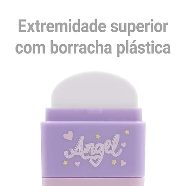 Apontador com depósito e borracha, Disney Angel, Oval - BT 1 UN