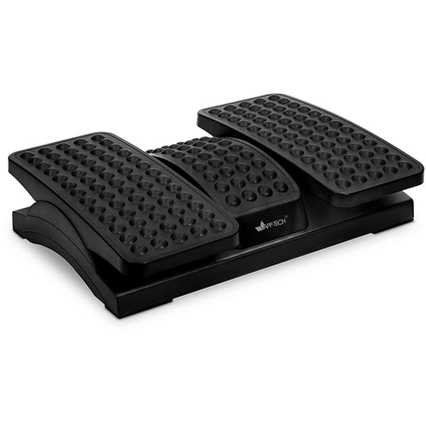Apoio ergonômico para pés com ajuste de inclinação, Preto, F6062, App-tech CX 1 UN