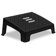 Apoio ergonômico para os pés com massageador, Preto, HR0524, App-Tech - CX 1 UN Apoio ergonômico para os pés com massageador, Preto, HR0524, App-Tech - CX 1 UN
