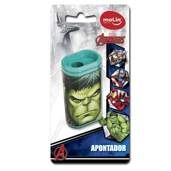 Apontador com Deposito Vingadores Avengers Marvel, Molin - BT 1 UN