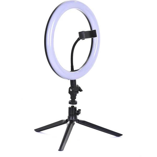 Ring Light Iluminador de Mesa com 3 tonalidades de Luz, Tripé e controle bluetooth - Smarts PC 1 UN