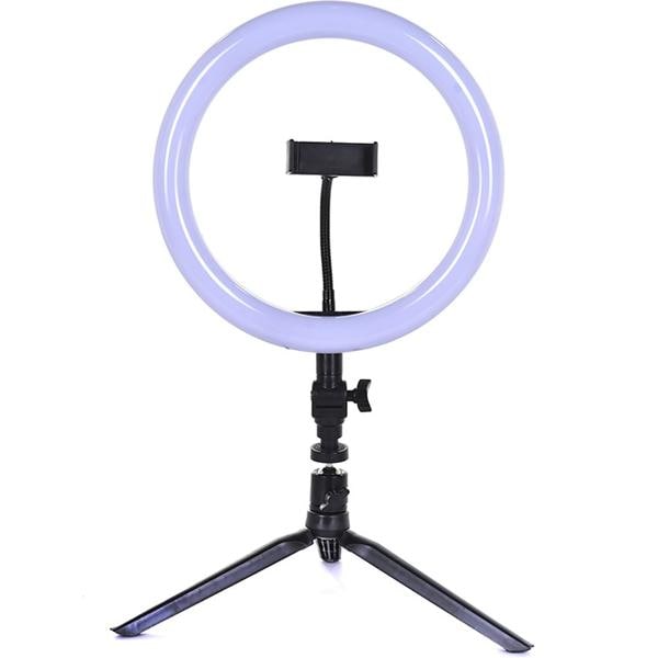 Ring Light Iluminador de Mesa com 3 tonalidades de Luz, Tripé e controle bluetooth - Smarts PC 1 UN