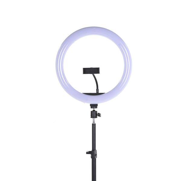 Ring Light Iluminador c/ Anel 10" Polegadas - 25cm c/ 3 Tonalidades de Luz, Tripé de 2,10m e Suporte para Smartphone - Smarts PC 1 UN