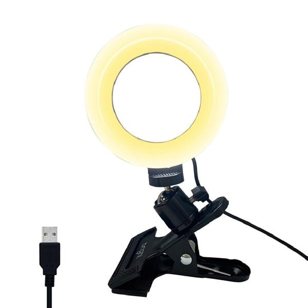 Ring Light Officer, com controle de intensidade, USB, ST002, Bright - CX 1 UN