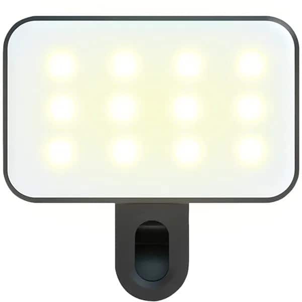 Luz de Selfie Recarregável Clip-On, LED com Modos Ajustáveis de Iluminação, Armor, GS-10921, Gshield - CX 1 UN Luz de Selfie Recarregável Clip-On, LED com Modos Ajustáveis de Iluminação, Armor, GS-10921, Gshield - CX 1 UN