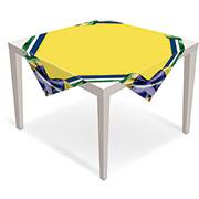 Toalha de mesa Vai Brasil, Copa 2022, 22710108, Cromus - PT 5 UN