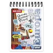 Caderneta apontamento 96fls 94x130mm Hard Cover 20194 Spiral Har PT 1 UN Caderneta apontamento 96fls 94x130mm Hard Cover 20194 Spiral Har PT 1 UN