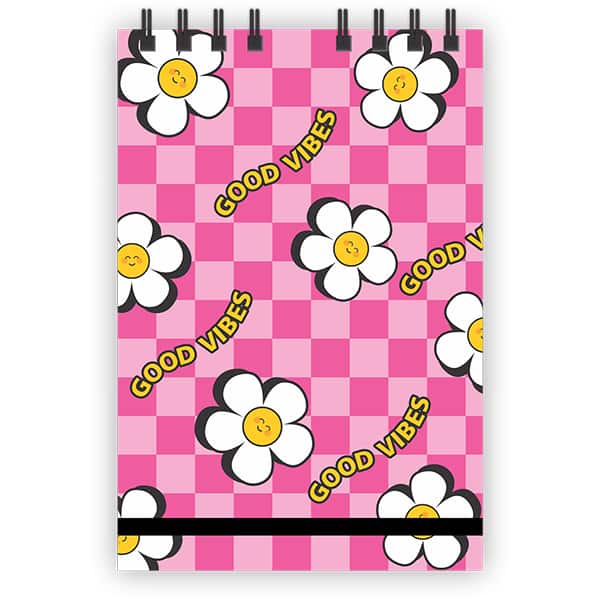 Caderneta apontamento c/pauta 145x215 G.Vibes rs 70fl Abyara PT 1 UN