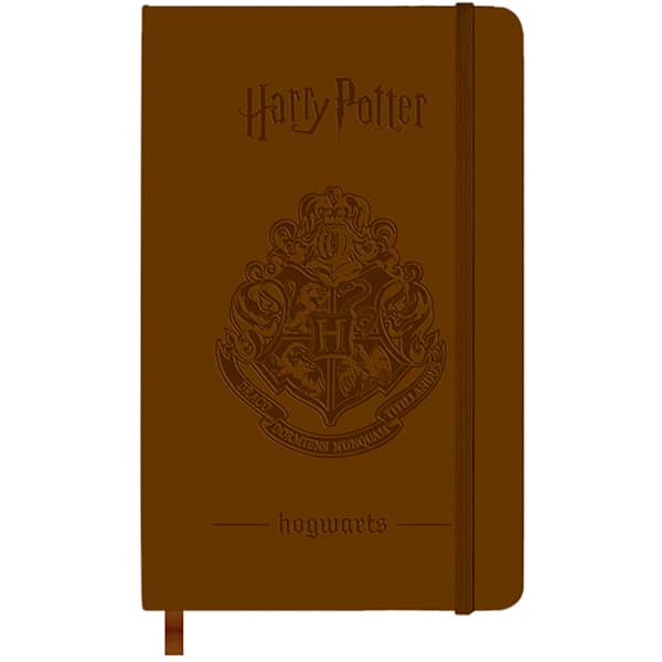 Caderno para Anotações Harry Potter, 80 Folhas sem Pauta, 13 x 21cm, Marrom, Spiral - PT 1 UN