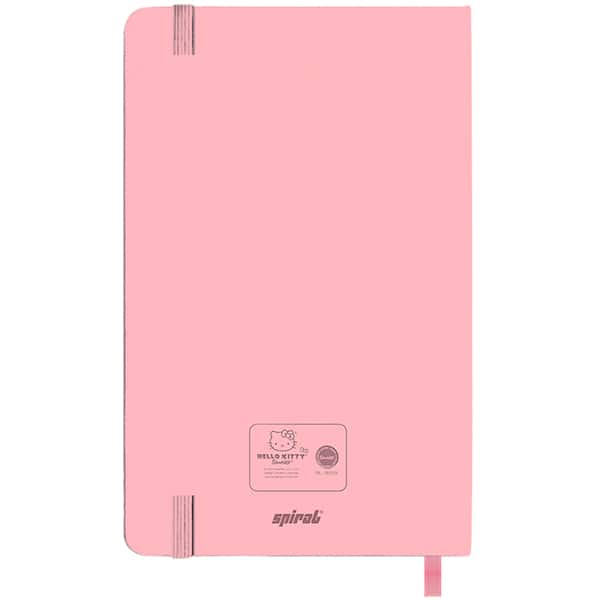 Caderno de Anotações Hello Kitty, 13x21cm, Sem Pauta, 80 Folhas, Capa Dura, Rosa, Spiral, PT 1 UN