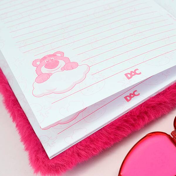 Caderno anotações 15x21cm c/pauta 80fls Fluffy Lotso 5329 Dac PT 1 UN