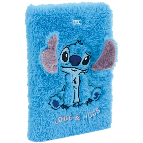 Caderno de anotações Fluffy, Stitch, 15x21cm, 80 folhas pautadas, 4787, DAC - PT 1 UN