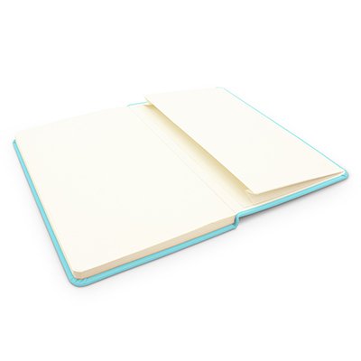 Caderno anotações 13x21cm sem pauta 80 fls azul pastel Spiral PT 1 UN