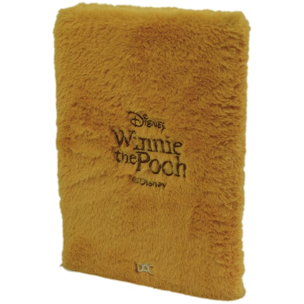 Caderno de anotações Fluffy, Ursinho Pooh, 15x21cm, 80 folhas pautadas, 4786, DAC - PT 1 UN