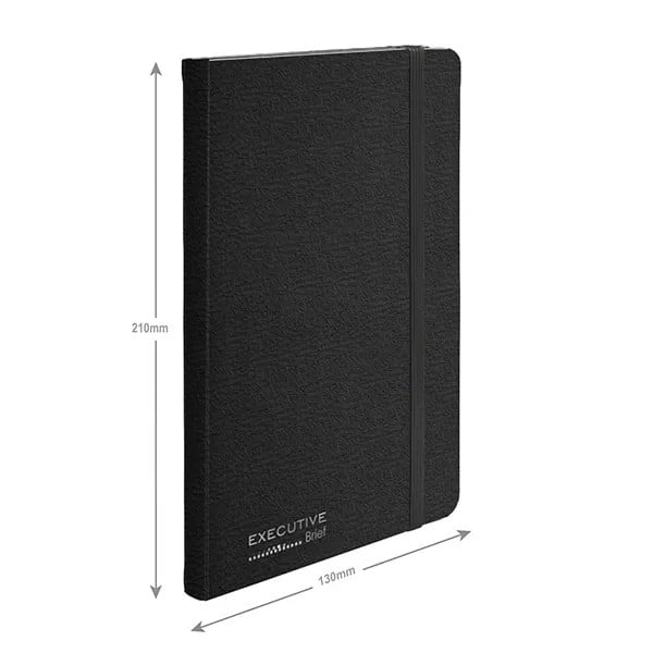 Caderno para Anotações sem Pauta, 13cm x 21cm, 80 Folhas, Preto, , Brief Executive - PT 1 UN Caderno para Anotações sem Pauta, 13cm x 21cm, 80 Folhas, Preto, , Brief Executive - PT 1 UN