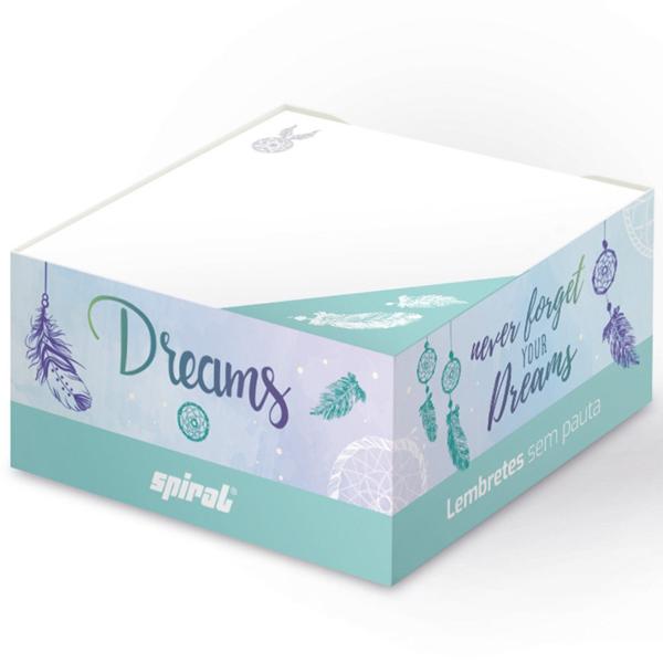 Papel para Lembrete 84X84 63G 500 Folhas Dreams Spiral - CX 500 FL