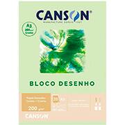 Bloco de desenho A3 creme 200g Canson BL 20 FL