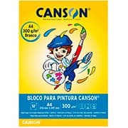 Bloco pintura A4 300g Canson BL 12 FL