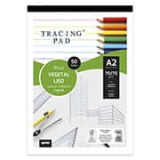 Bloco vegetal liso A2 70/75g Tracing Pad 81517 Spiral BL 50 FL