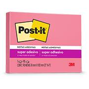 Bloco Adesivo Notas Super Adesivas Post-It Pink 76mm X 102mm - 90 Folhas - CX 1 UN Bloco Adesivo Notas Super Adesivas Post-It Pink 76mm X 102mm - 90 Folhas - CX 1 UN