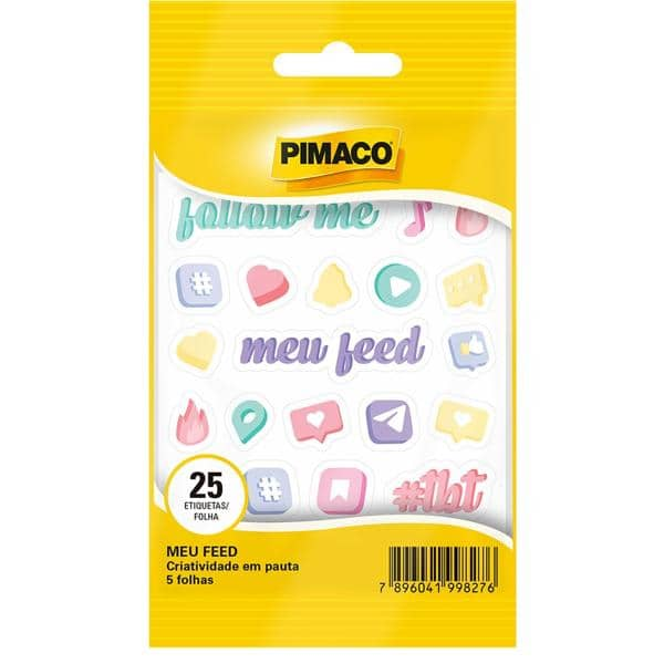 Kit Meu Feed, 970891, Pimaco - KT 12 UN