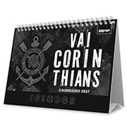 Calendário de Mesa 2027, Vai Corinthians, 7 Folhas, 2751136, Spiral Sccp - PT 1 UN