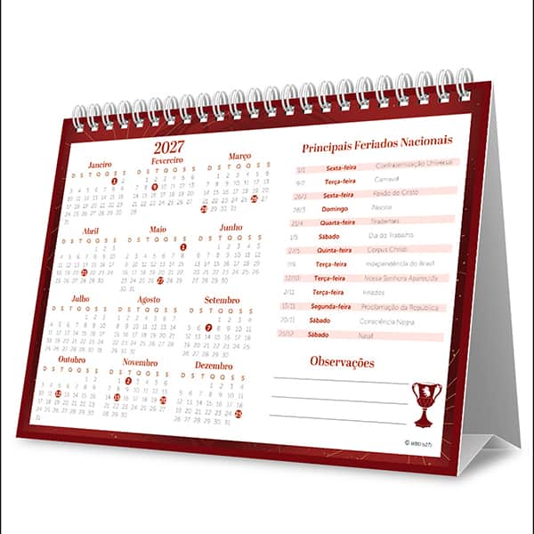Calendário de Mesa 2027, Harry Potter, 7 Folhas, 2751167, Spiral Hpt - PT 1 UN Calendário de Mesa 2027, Harry Potter, 7 Folhas, 2751167, Spiral Hpt - PT 1 UN