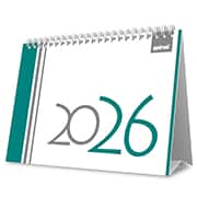 Calendário De Mesa 2026, Spiral Verde, 2633804, Spiral - PT 1 UN Calendário De Mesa 2026, Spiral Verde, 2633804, Spiral - PT 1 UN
