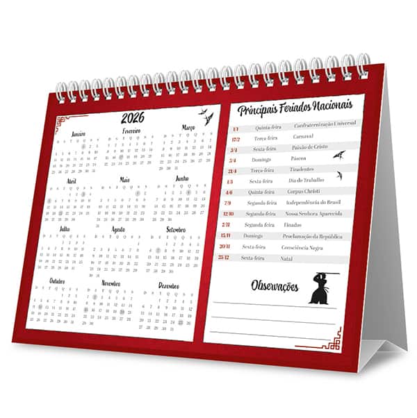 Calendário De Mesa 2026, Zen, 2635228, Spiral Zen - PT 1 UN