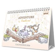 Calendário De Mesa 2026,Ursinho Pooh, 2635655, Spiral Pooh - PT 1 UN Calendário De Mesa 2026,Ursinho Pooh, 2635655, Spiral Pooh - PT 1 UN