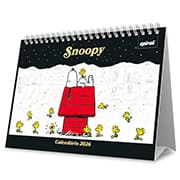 Calendário De Mesa 2026, Snoopy, 2635662, Spiral Sno - PT 1 UN Calendário De Mesa 2026, Snoopy, 2635662, Spiral Sno - PT 1 UN