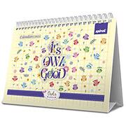 Calendário De Mesa 2024 Corujinhas Spiral - PT 1 UN Calendário De Mesa 2024 Corujinhas Spiral - PT 1 UN