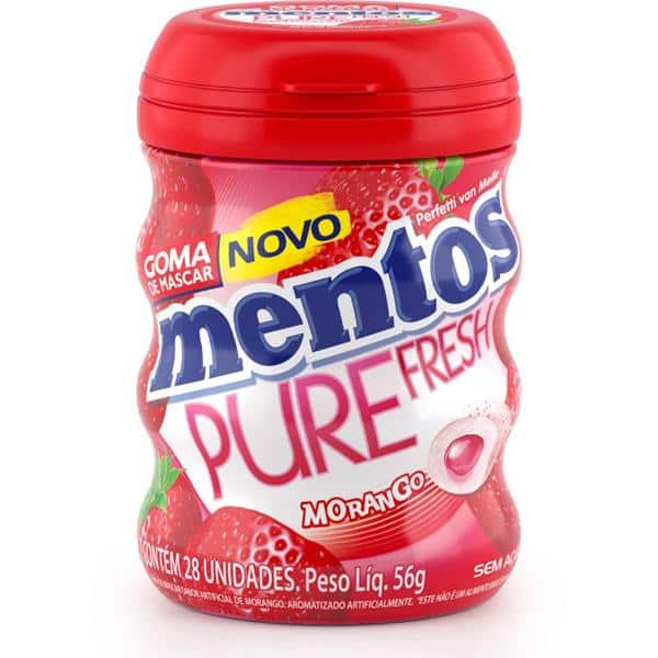 Mentos goma de mascar Stramberry 56g 2000635 Mentos PT 1 UN