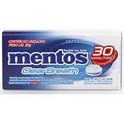 Mentos pastilha Clear Breath peppermint 35g Mentos LT 50 UN