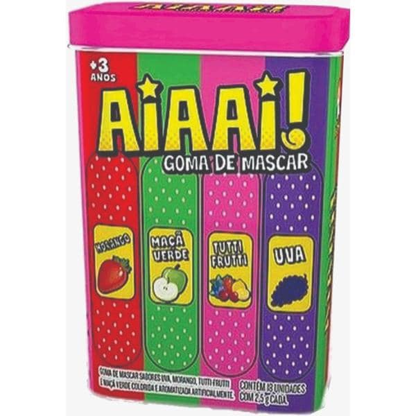 Goma de mascar Aiaai 25g, 7904, Kids Zone - 1 UN