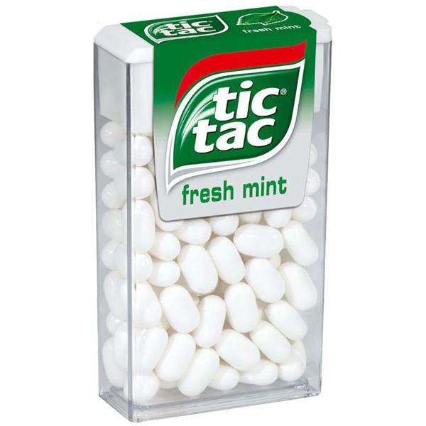 Mini pastilha refrescante Menta Tic-tac PT 1 UN