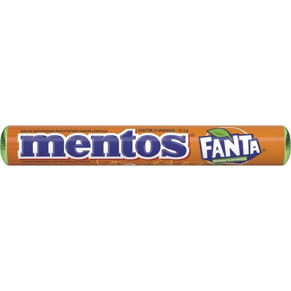 Goma de mascar Mentos, Fanta laranja, 37,5g, 2000844, Mentos - PT 1 UN