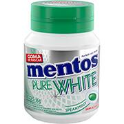Goma de mascar Mentos Pure White, Searmint, 56g, Mentos - PT 1 UN Goma de mascar Mentos Pure White, Searmint, 56g, Mentos - PT 1 UN