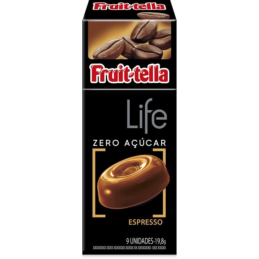 Bala zero açúcar Life espresso 18,9g Fruittella PT 1 UN Coffee Break